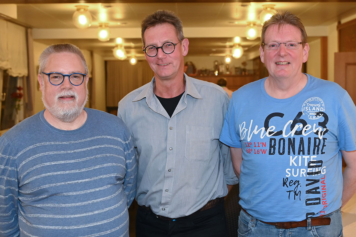 Der neue Vorstand des Werner SC (v.l.): Kassierer Karsten Dahl, Vorsitzender Oliver Grewe und Geschäftsführer Ralf Thöne. Foto: MSW