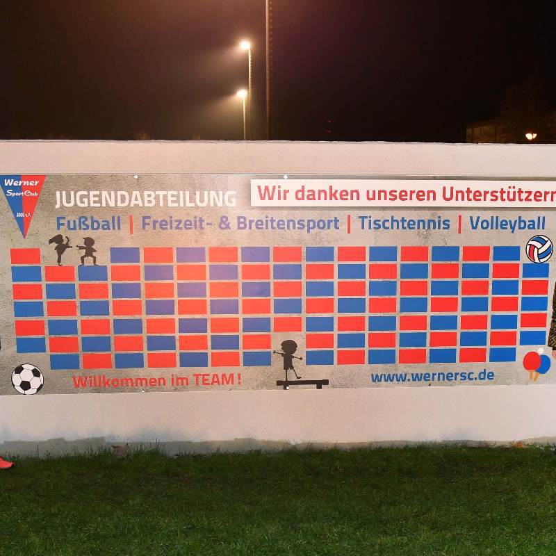 WSC Spendenwand