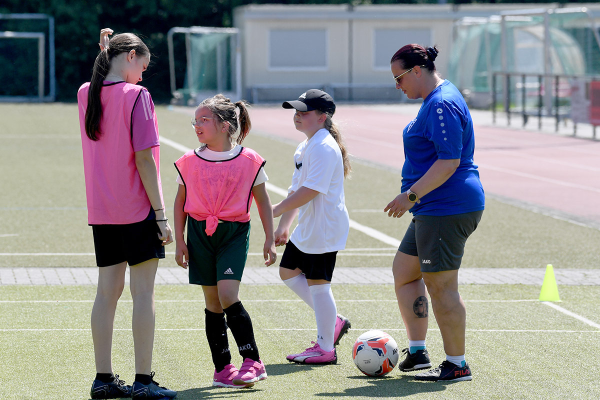 Mädchen, die Lust am Fußball haben, sind beim Werner SC herzlich willkommen. Foto: MSW 