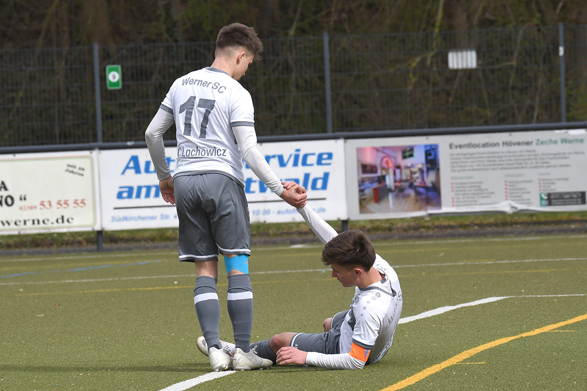 Bislang verlief die Rückrunde für den Werner SC vielversprechend, doch in Gemen gab es für Colin (links) und Yannick Lachowicz einen herben Dämpfer.   Archivfoto: MSW
