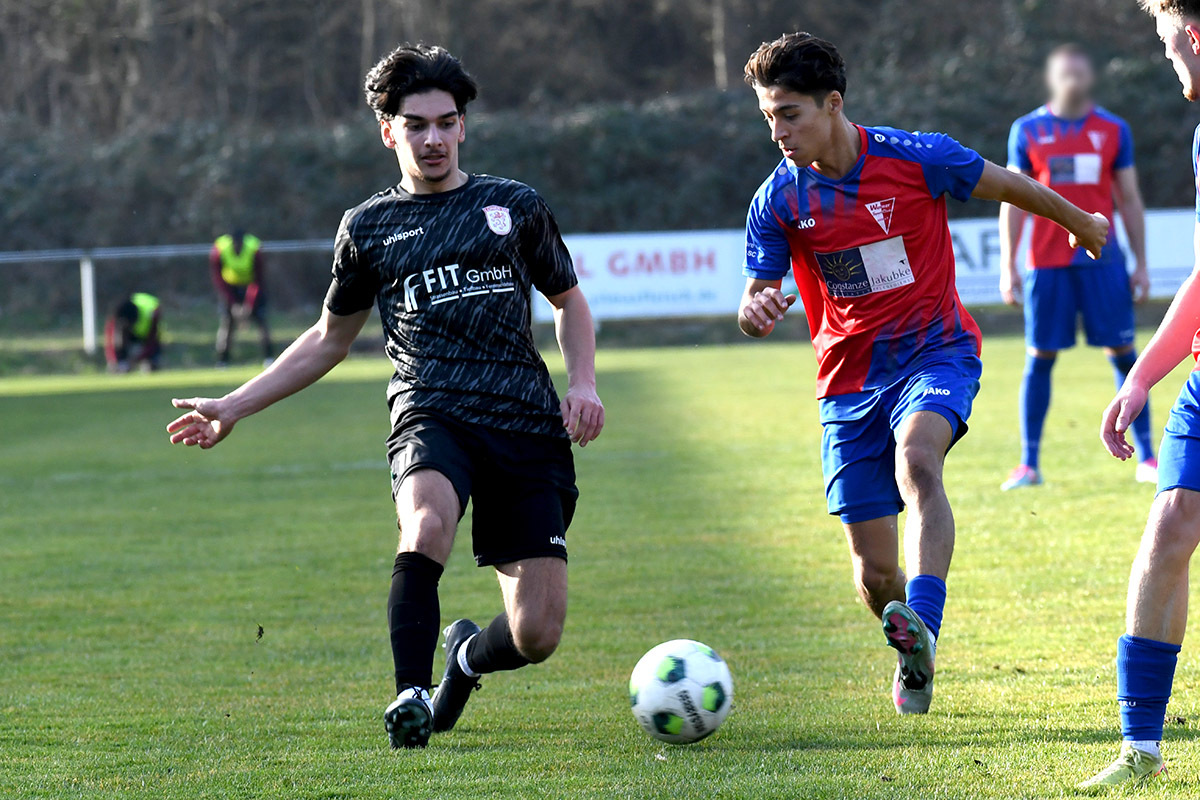 Mirac Sahin (r.) war beim Werner SC Antreiber im Mittelfeld. Archivfoto: MSW