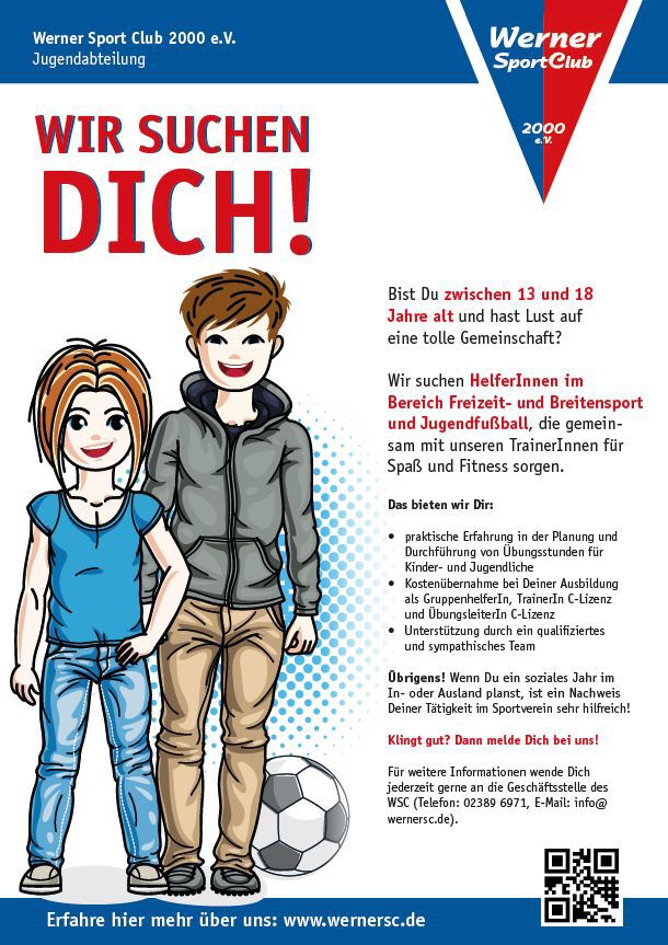 WSC Flyer Helfersuche