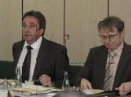 Entscheidende Figuren: Sportausschuss-Vorsitzender Jürgen Zielonka (l.) und Sportdezernent Lothar Christ
