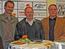 Nahmen an der Podiumsdiskussion teil (v.l.): Dagny Dammermann, Dr. Eberhard Stroben, Edgar Hanisch, Arnold Vogt und . Foto: Heinz Overmann